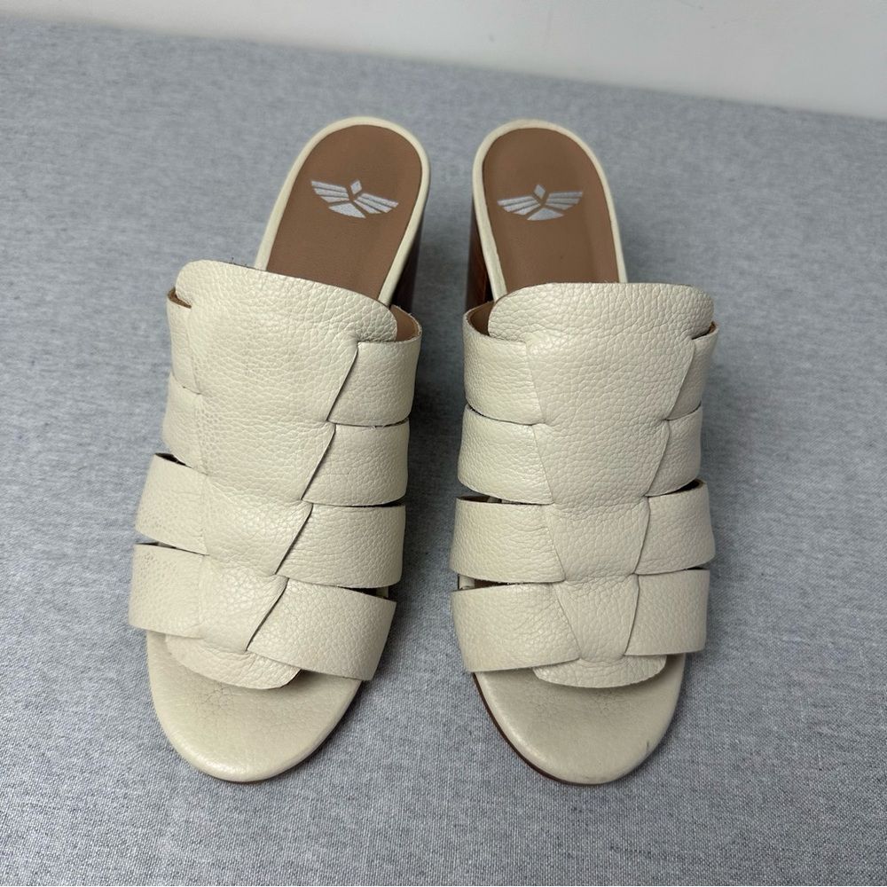 Fortress Of Inca Leather Isla Mule Stacked Block Heel Sandals, 38 — image 3 of 8